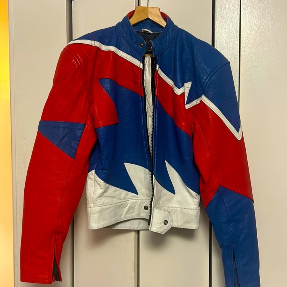 Vintage Leather Motocross Jacket